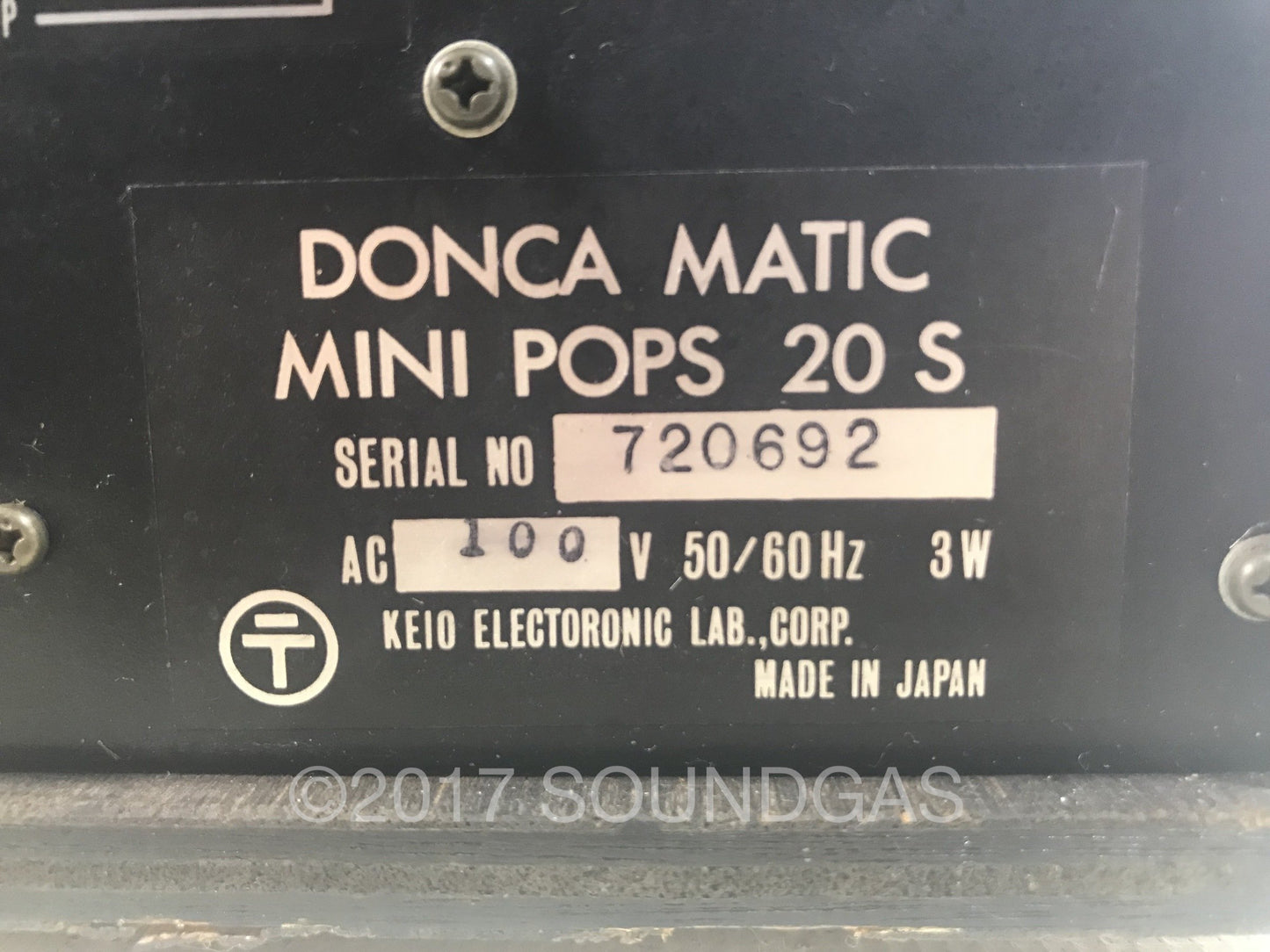 Keio (Korg) Donca Matic Mini Pops 20S