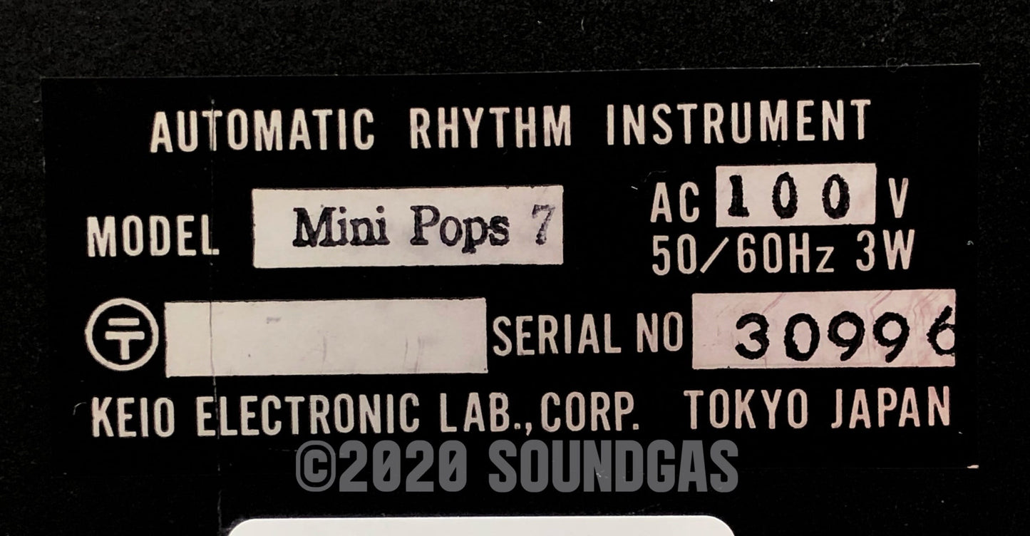 Keio (Korg) Mini Pops MP-7