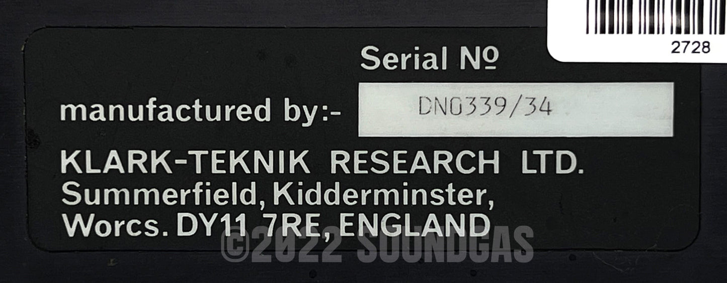 Klark-Teknik DN-34 Analogue Time Processor