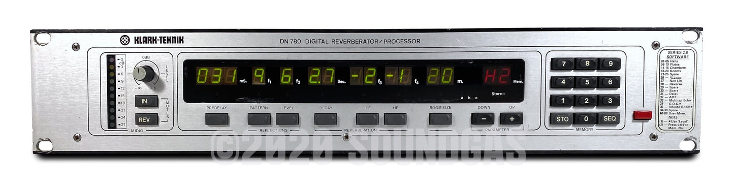 Klark-Teknik DN 780 Digital Reverberator / Processor