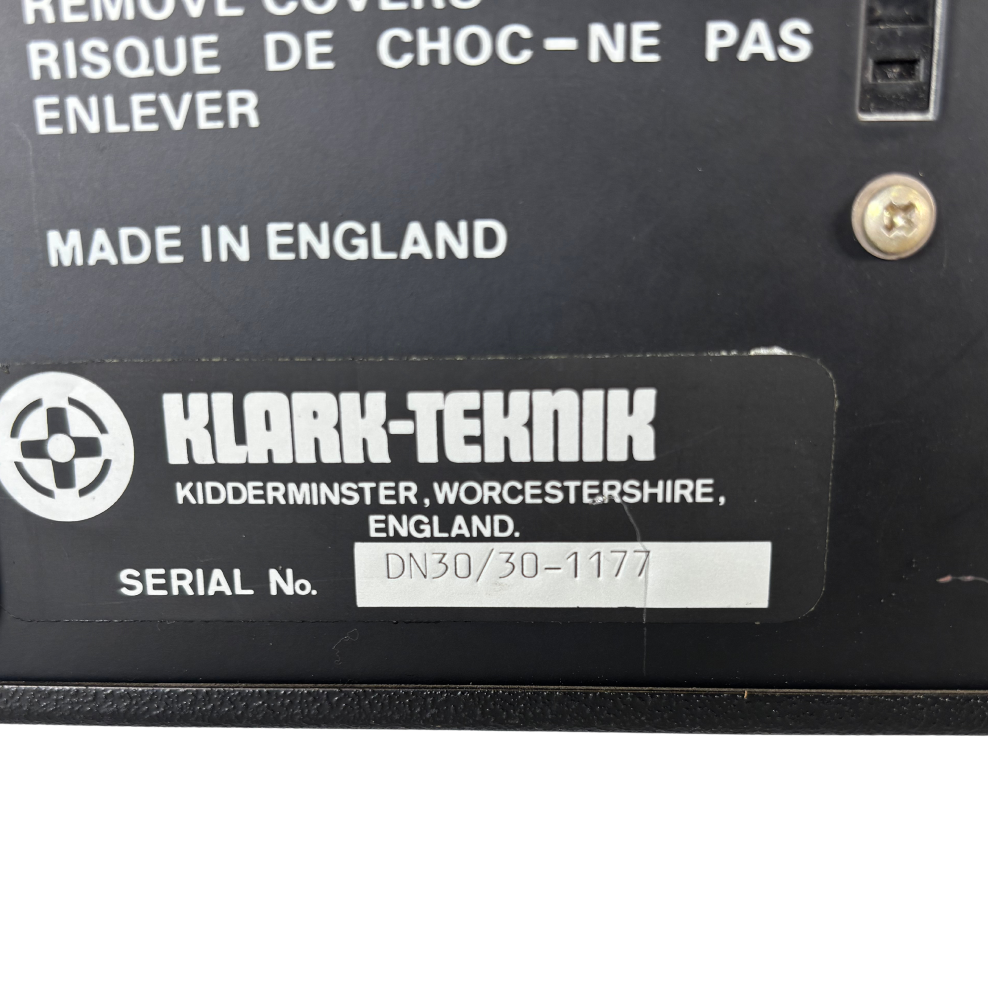 Klark Teknik DN 30-30 Serial (1177)