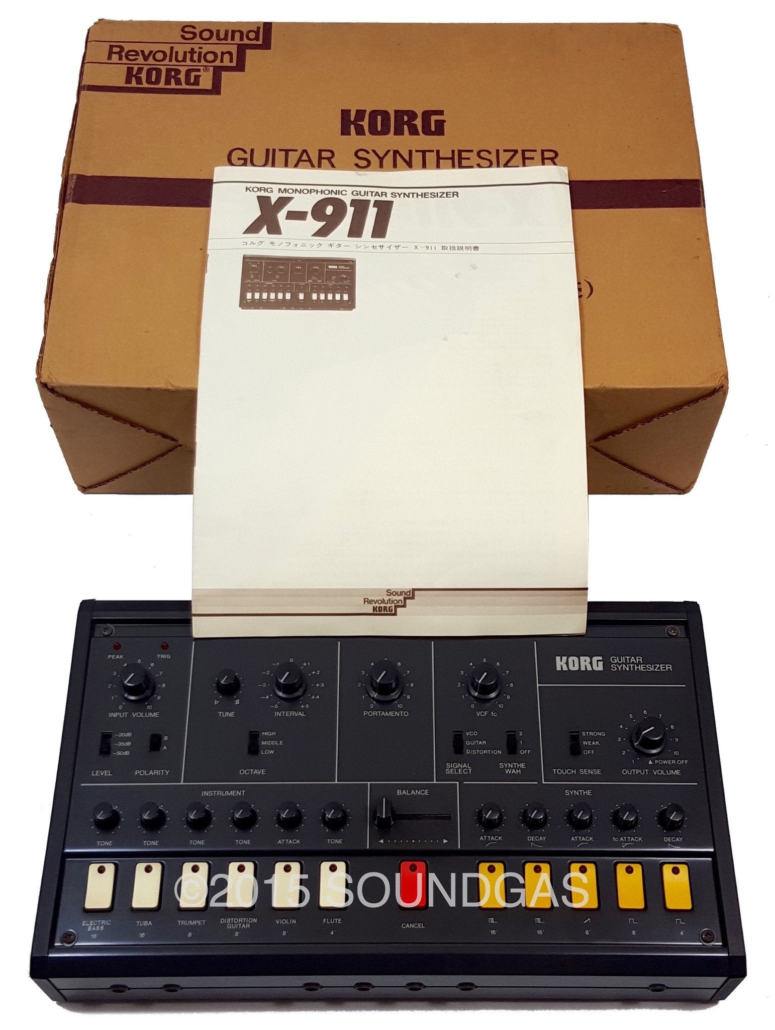 KORG X-911 GUITAR SYNTHESIZER (Boxed) FOR SALE – Soundgas