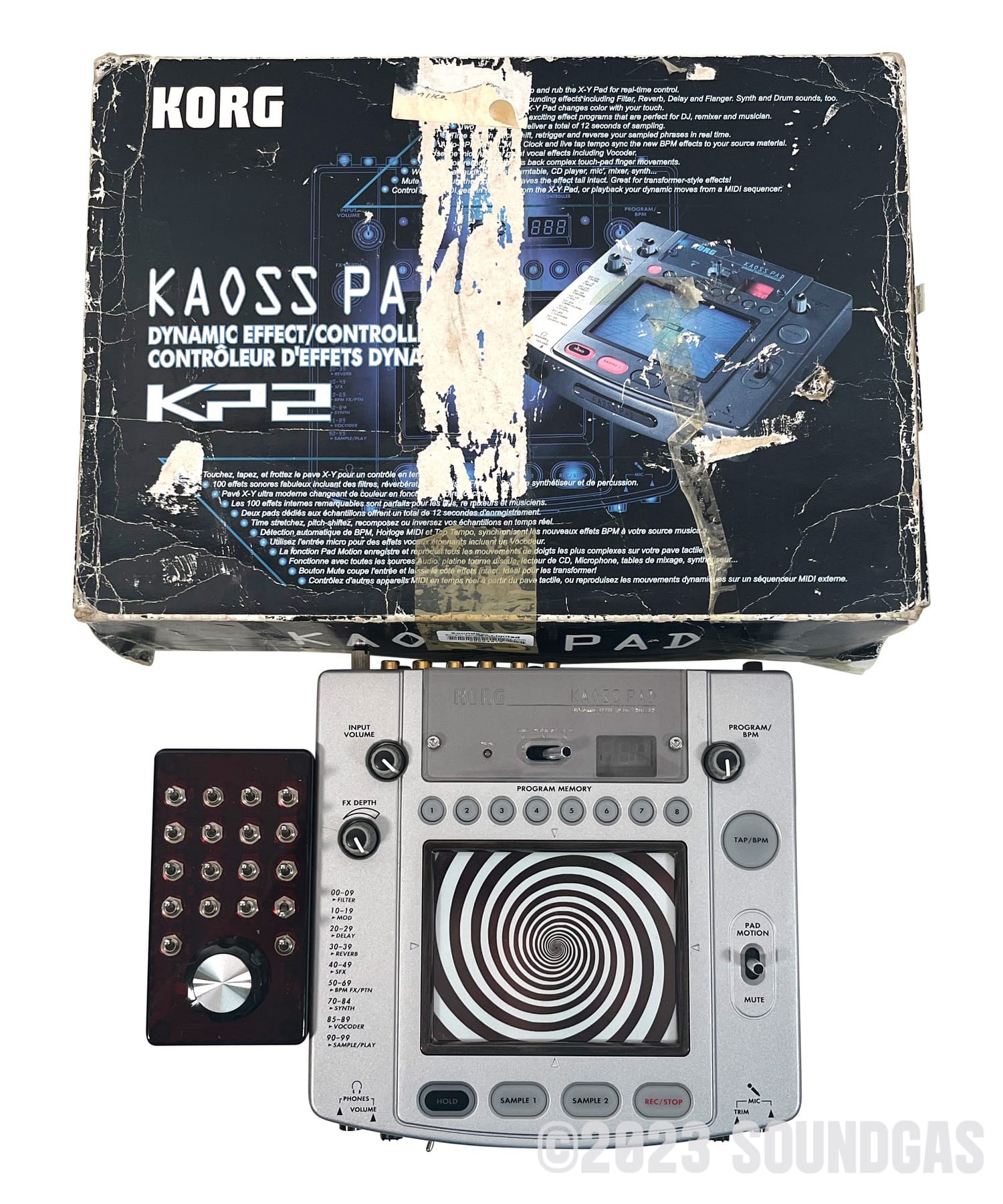 Korg Kaoss Pad KP-2 Circuitbent