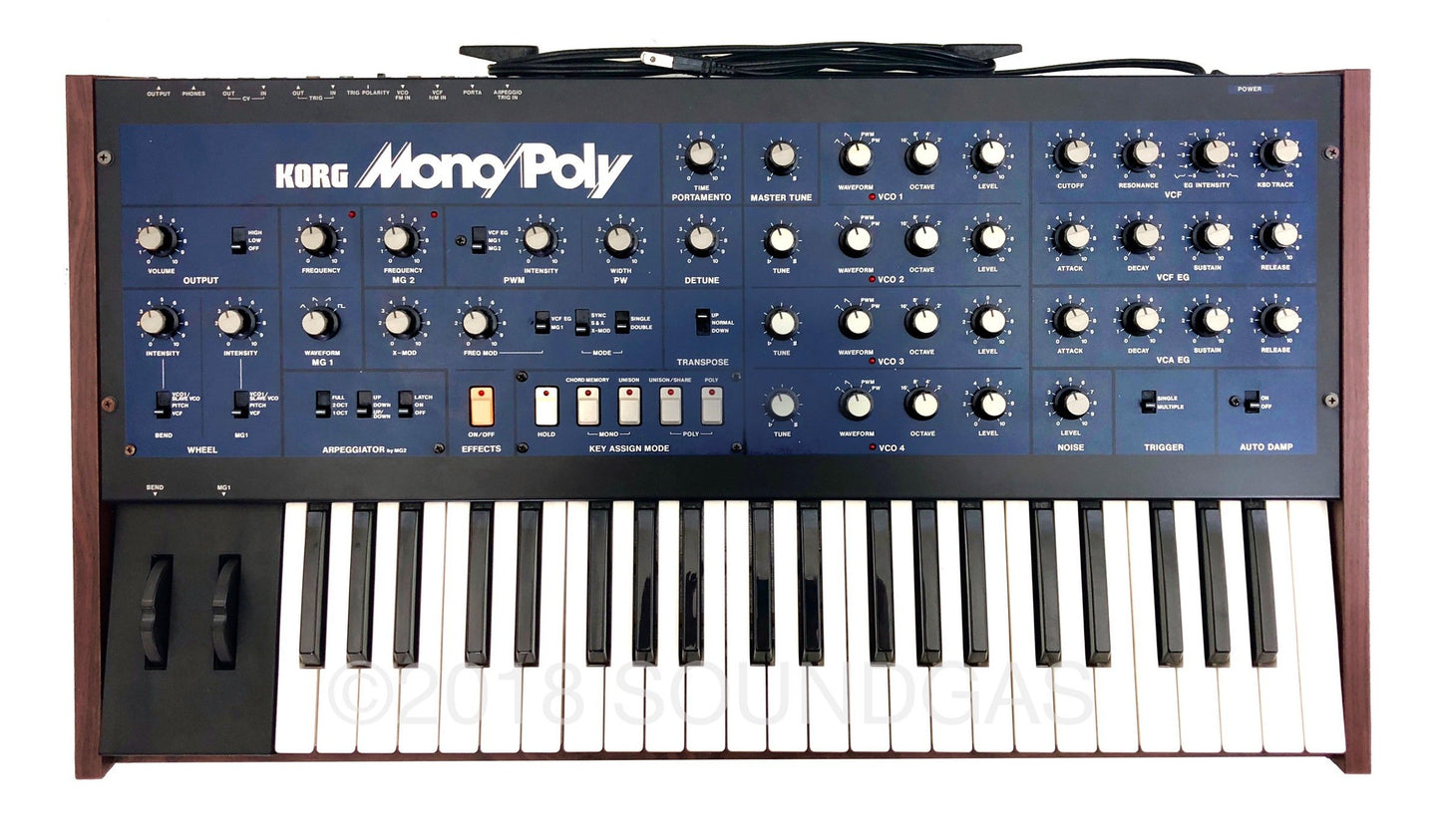 Korg Mono/Poly MP-4 & Original Carry Bag