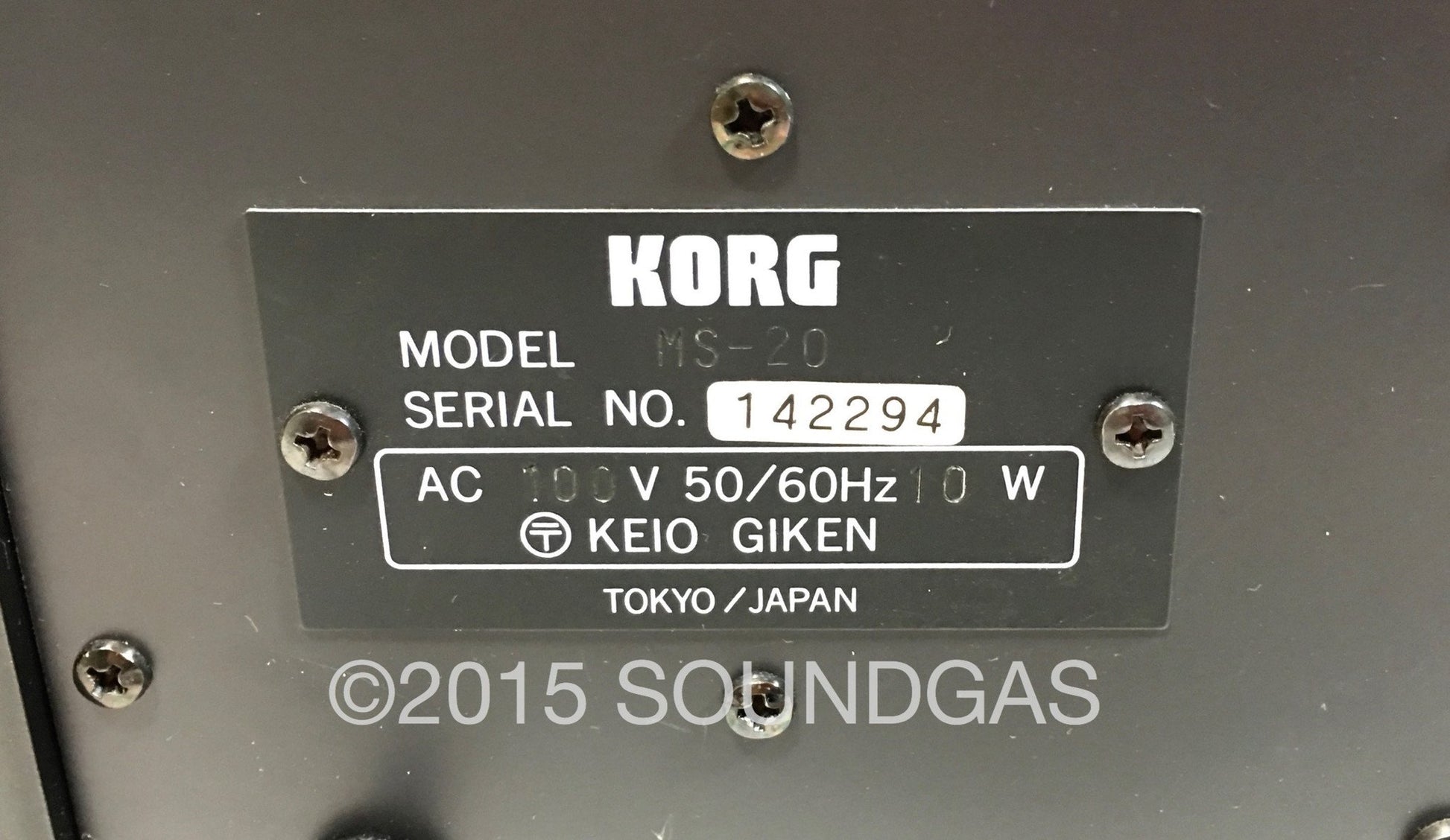 Korg MS-20 Synthesizer