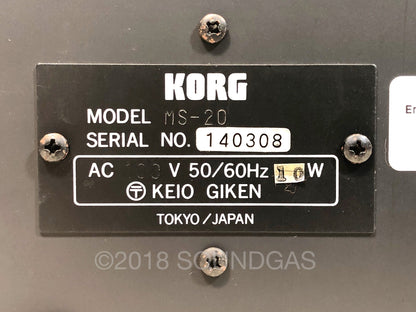 Korg MS-20 *Near Mint/Cased*