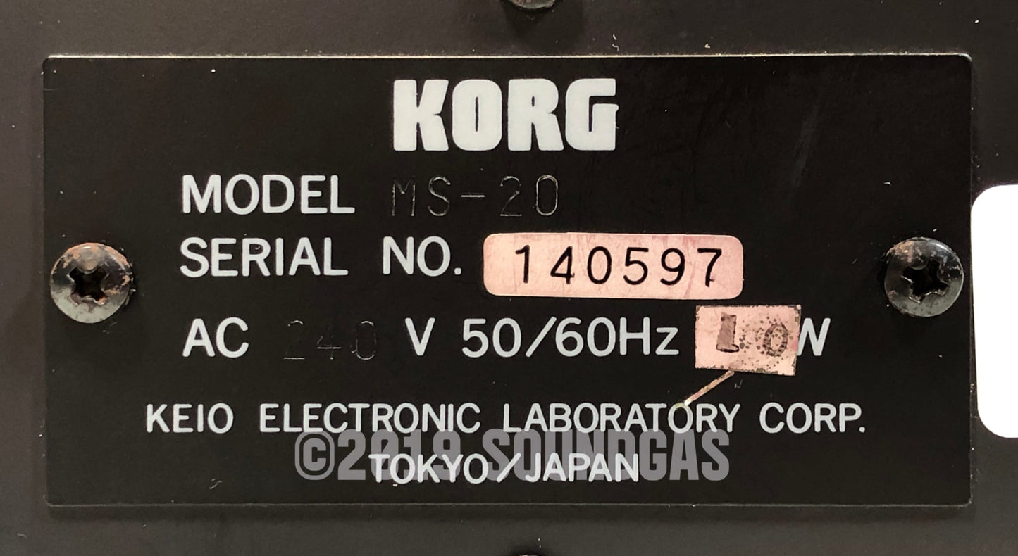 Korg MS-20 Mk1