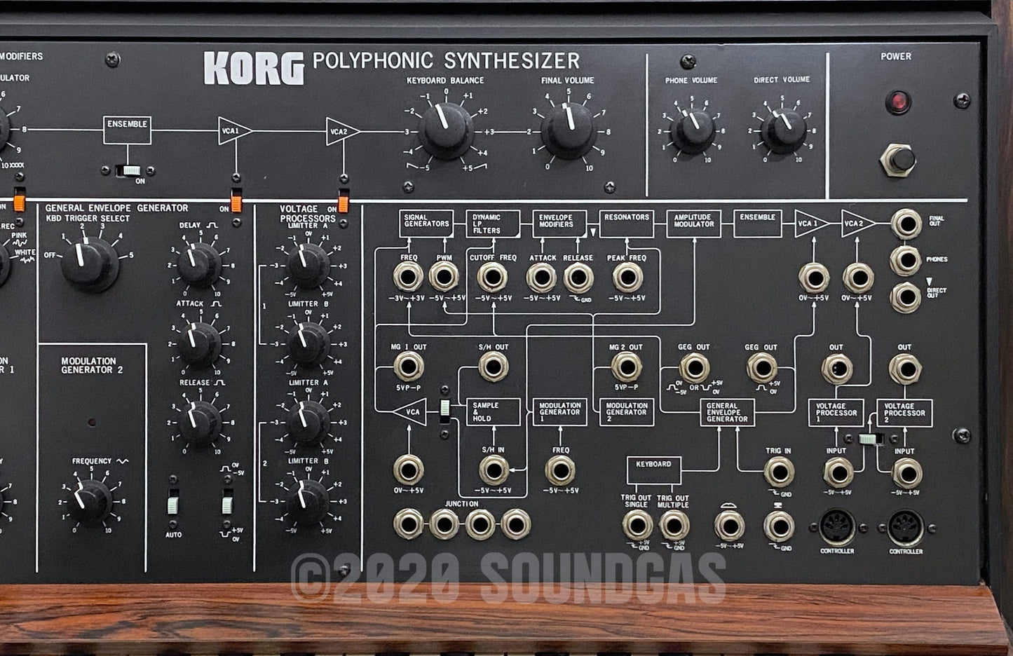 Korg PS-3100 Polyphonic Synthesizer with Midi