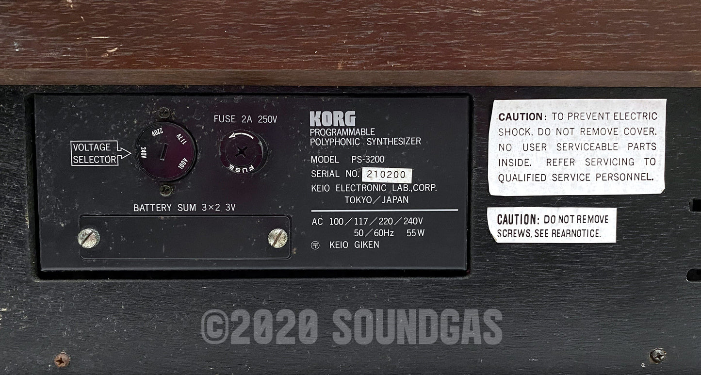 Korg PS-3200 Polyphonic Synthesizer