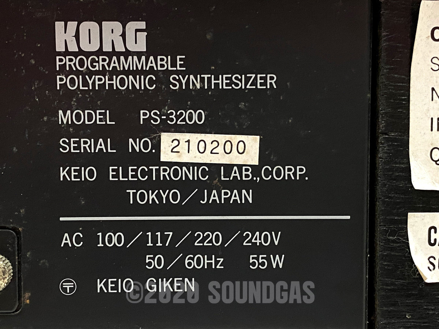 Korg PS-3200 Polyphonic Synthesizer