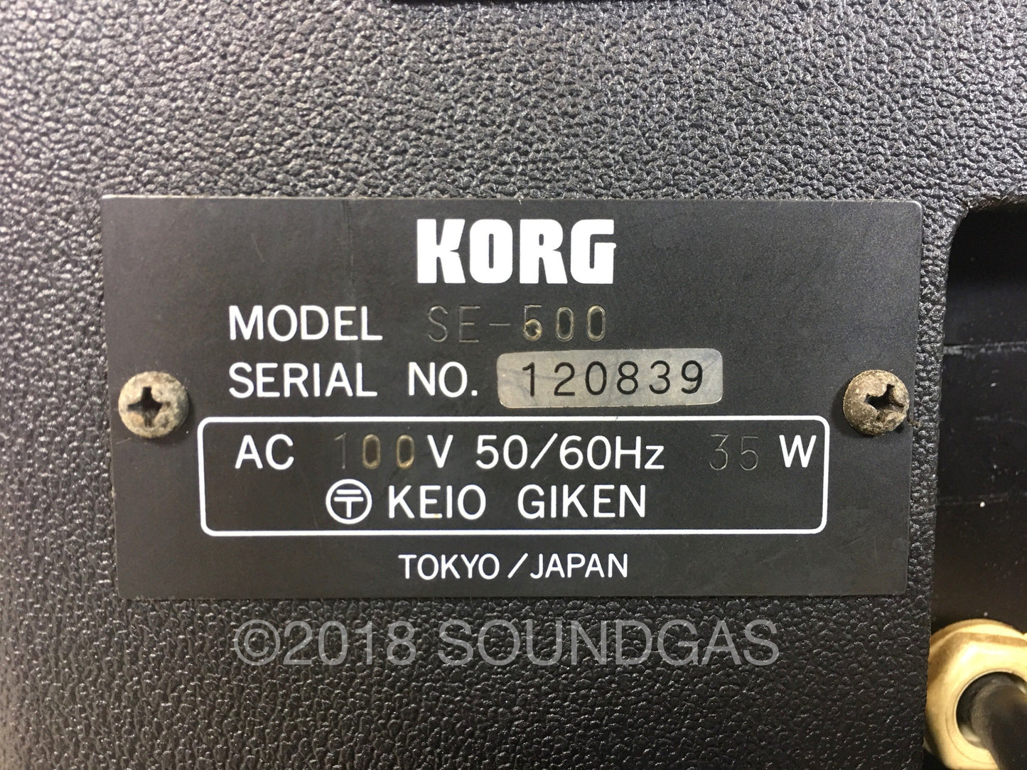 Korg SE-500 Stage Echo