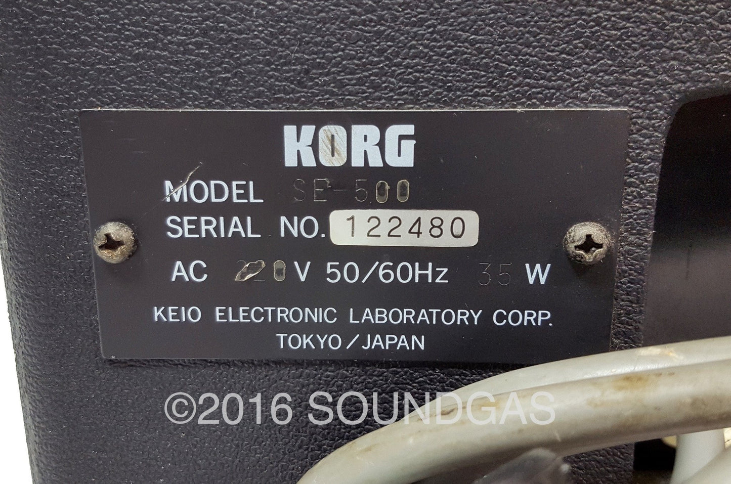 Korg SE-500 Stage Echo