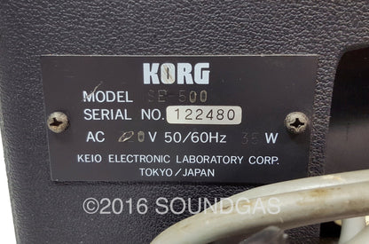 Korg SE-500 Stage Echo