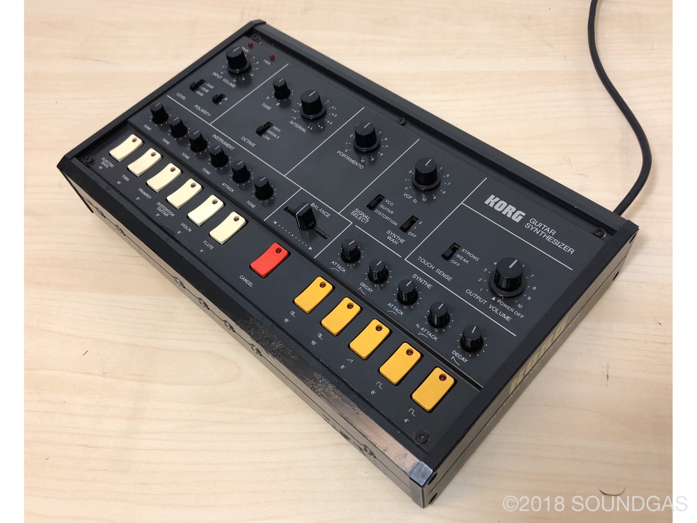 KORG GUITAR SYNTHESIZER なが X-911 ギターシンセサイザー