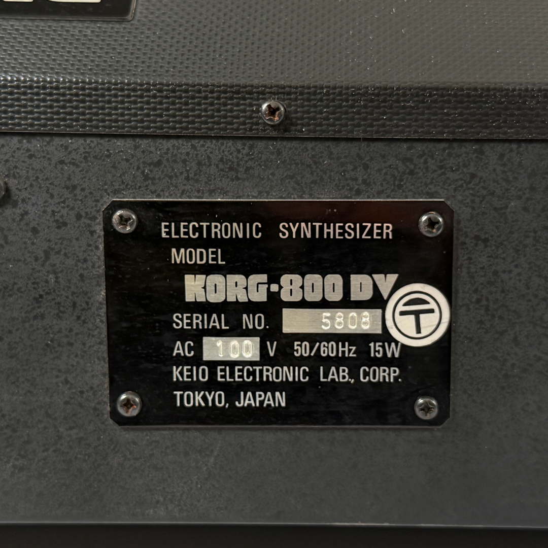 Korg 800DV - SN 5808