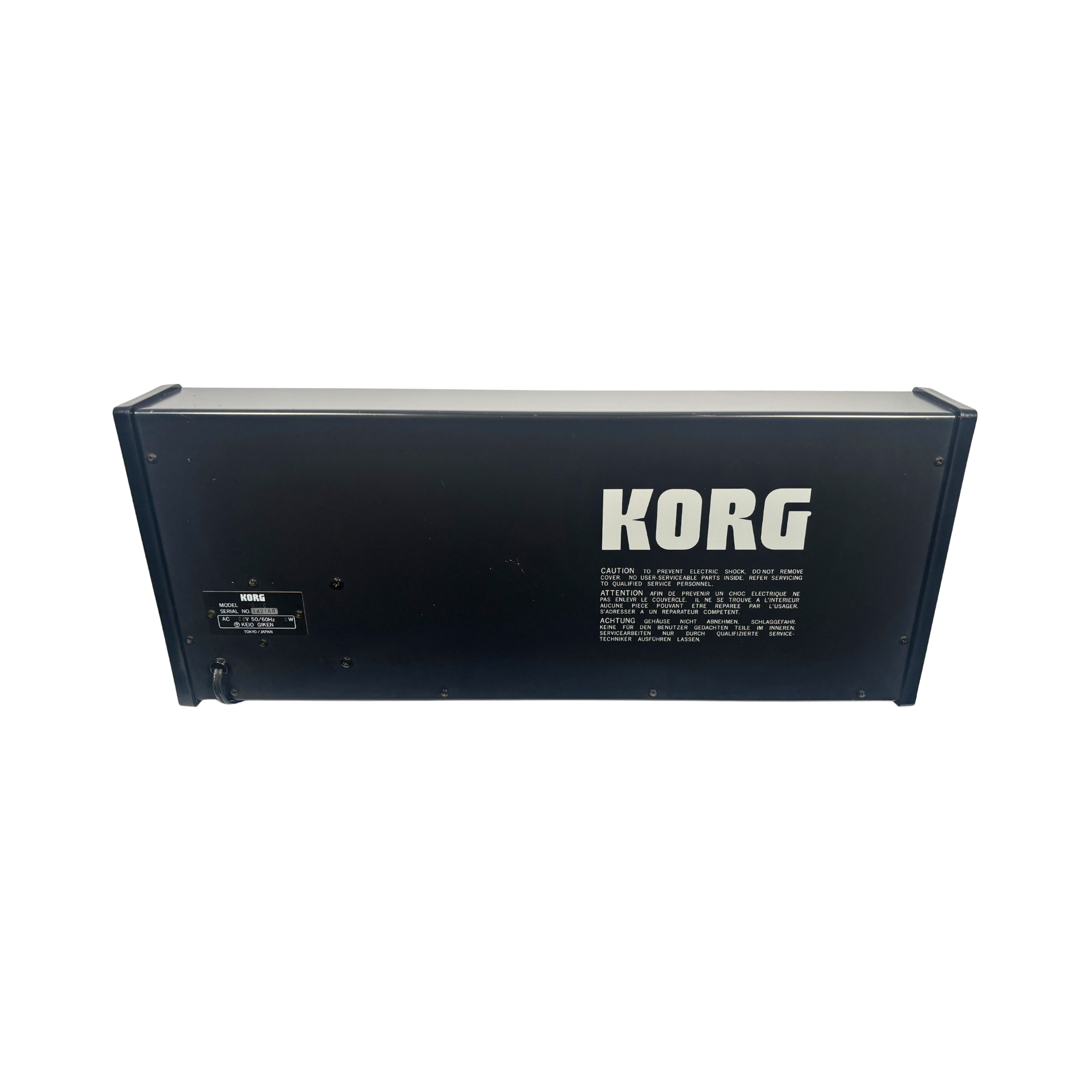 Korg MS-20 (Cased) - SN 142160 back