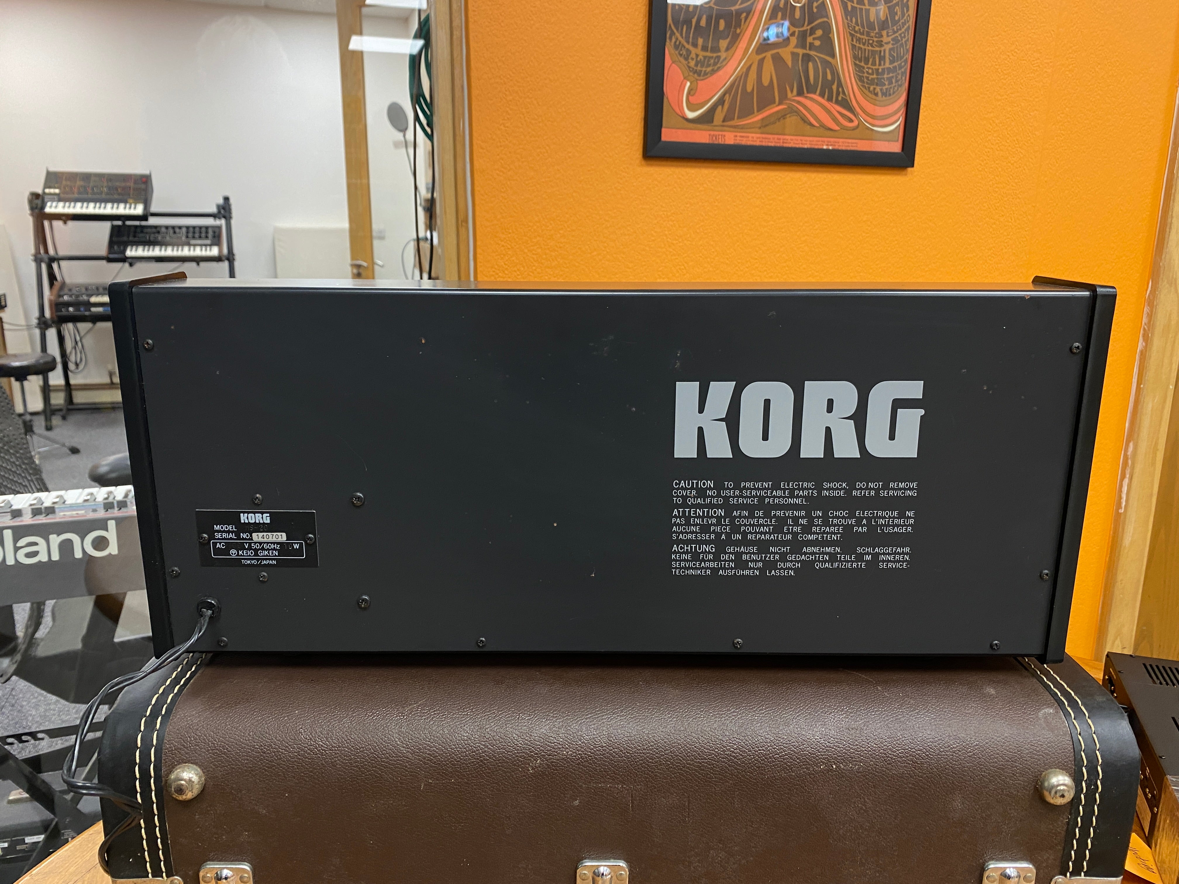 Korg MS-20 Rear (140701)