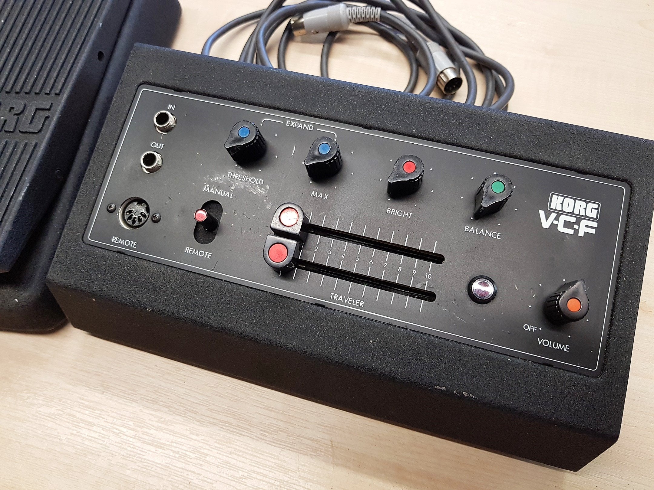 vcf pedal Korg VCF FK-1 Synthe Pedal