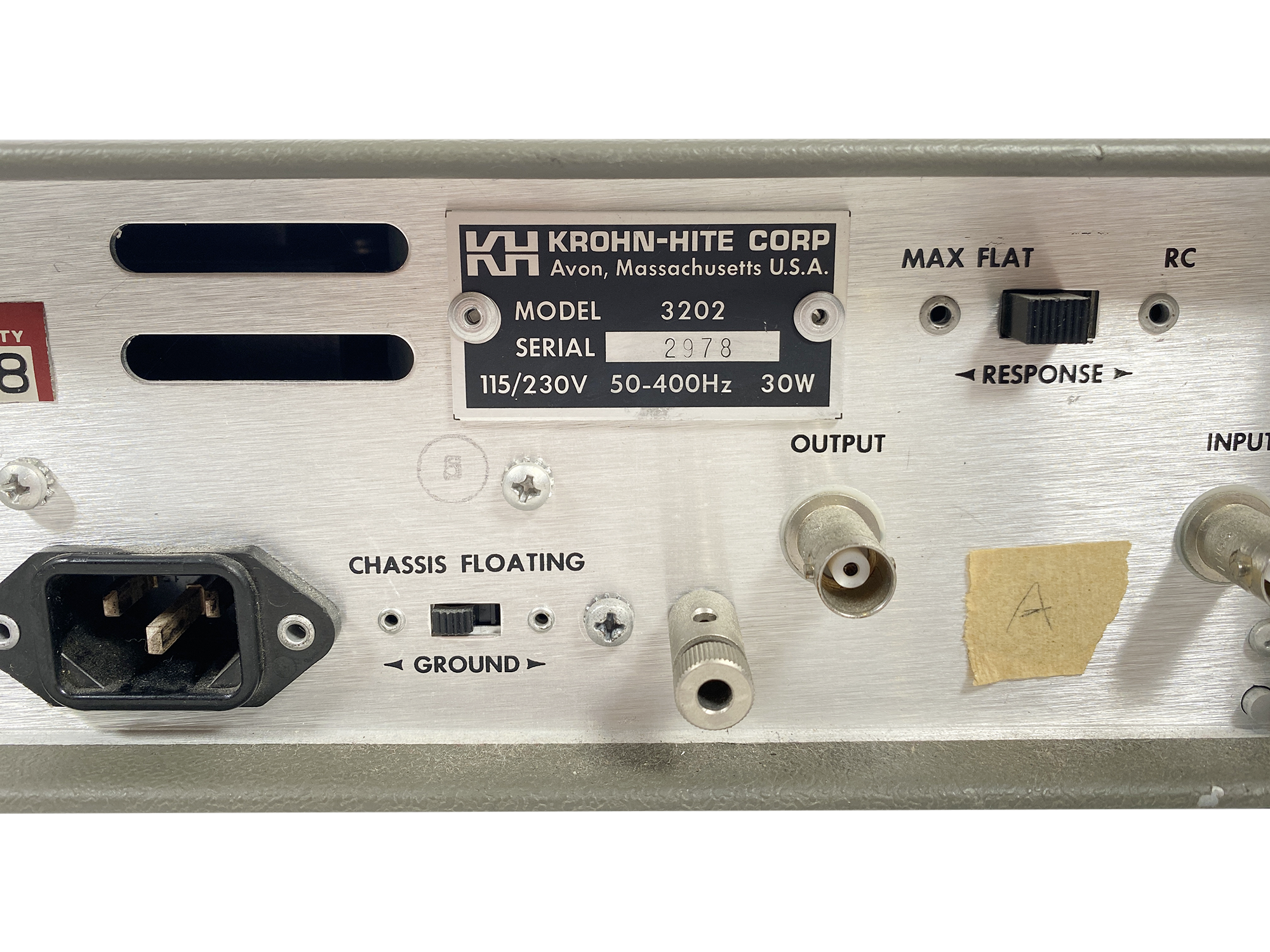 Krohn-Hite Model 3202R Rack Mount Filter FOR SALE – Soundgas