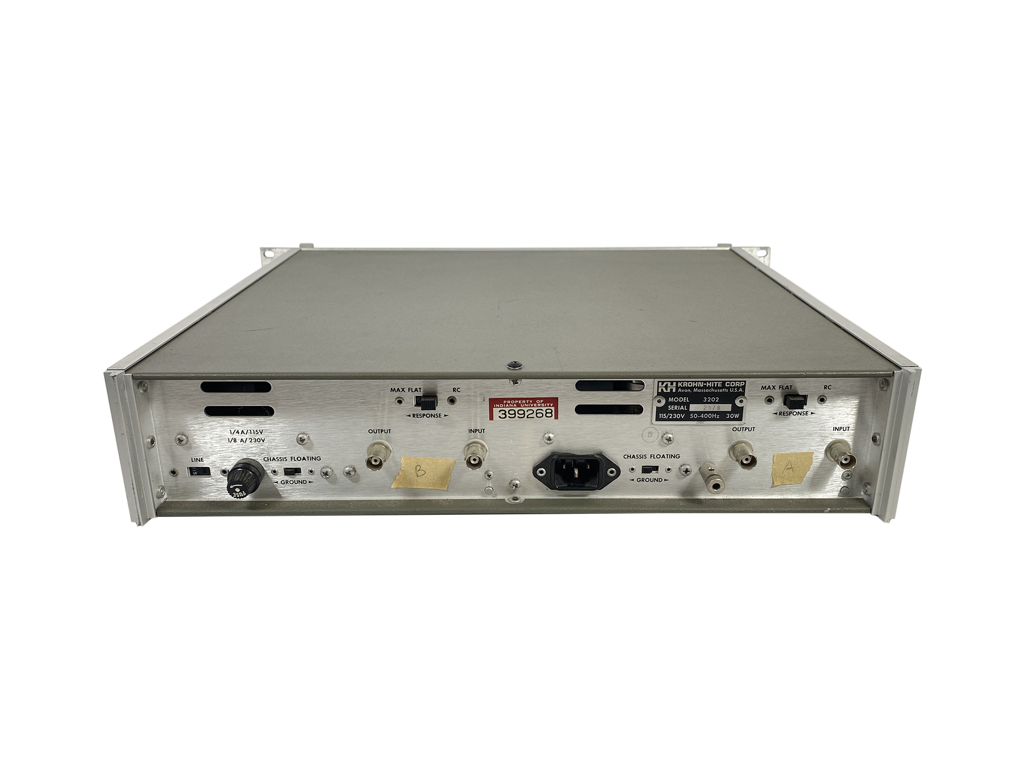 Krohn-Hite Model 3202R Rack Mount Filter FOR SALE – Soundgas