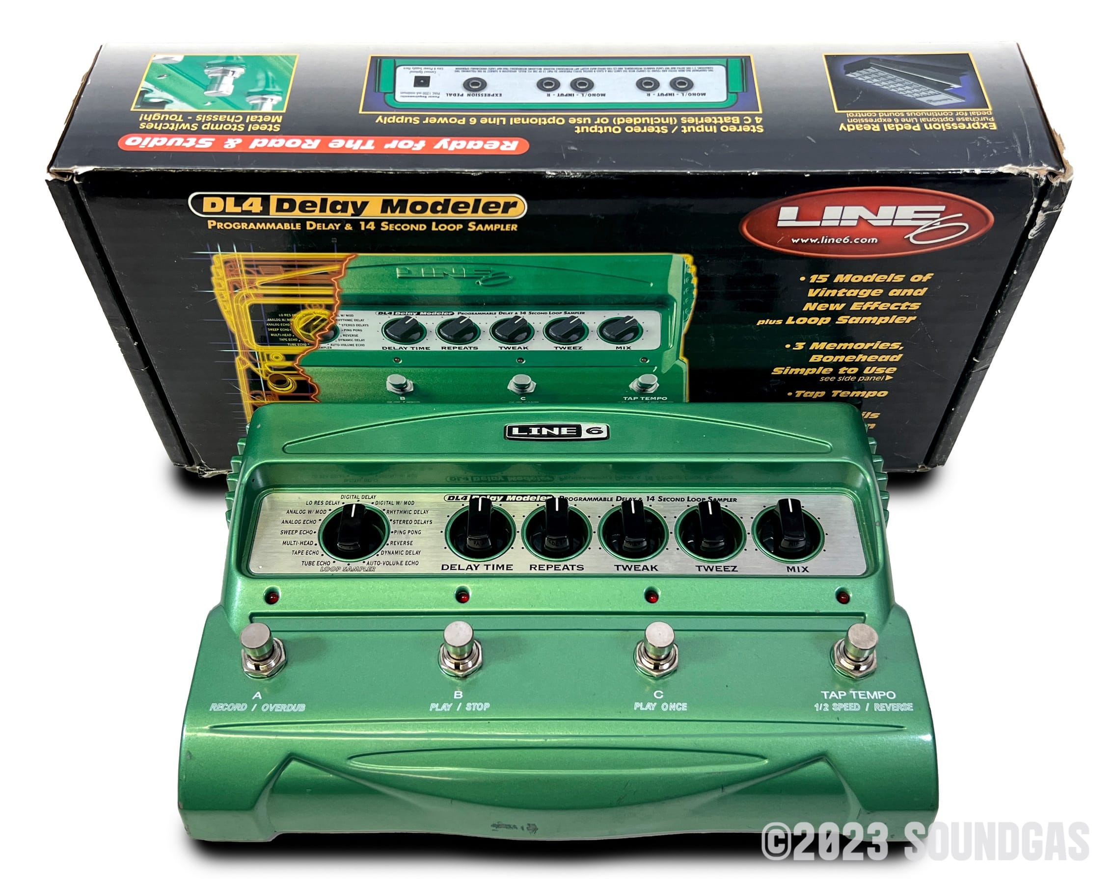 line 6 green pedal Line 6 DL4 Delay Modeler