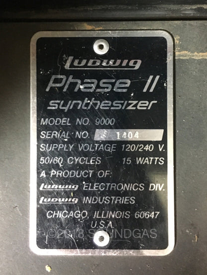 Ludwig Phase II Synthesizer