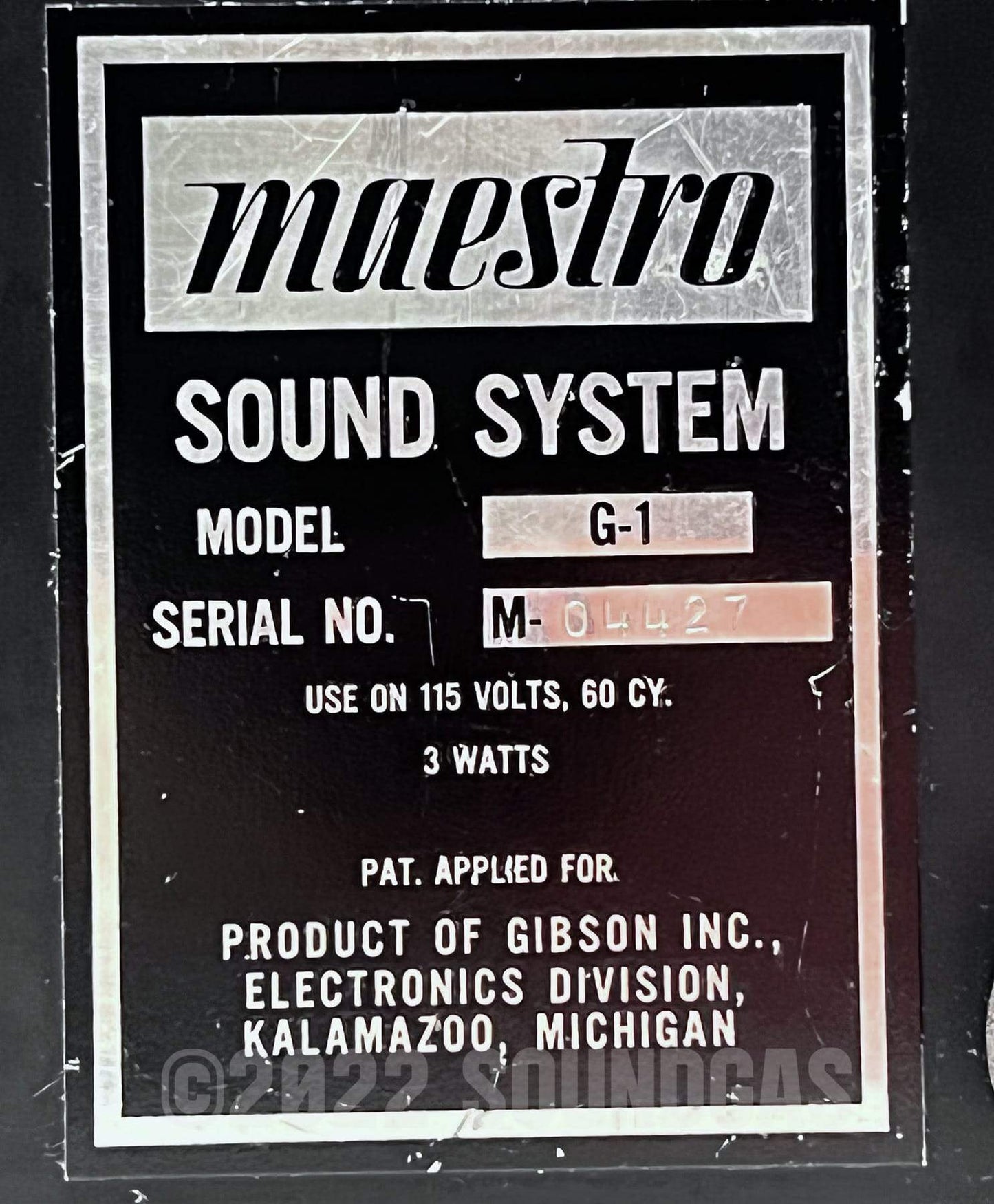 Maestro Rhythm 'N Sound G-1