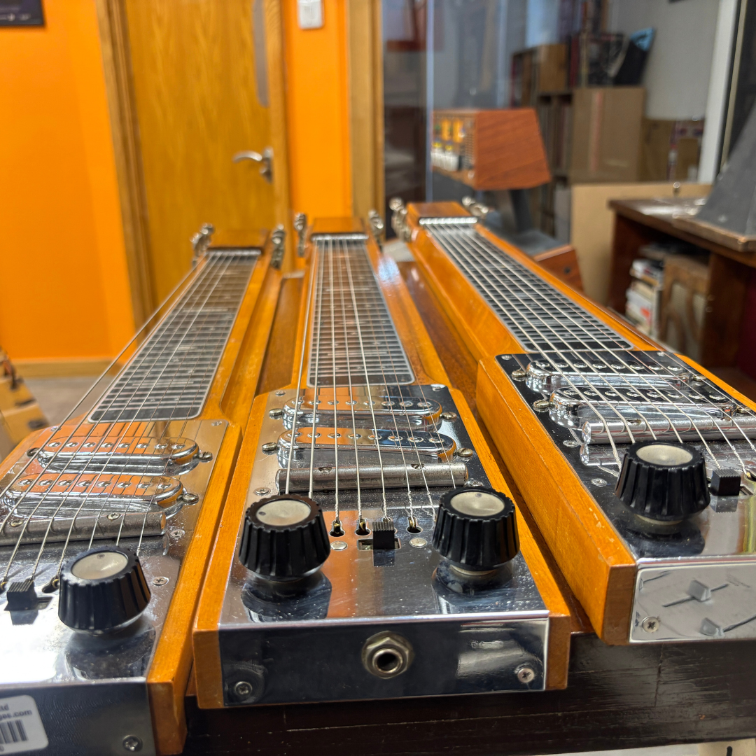 Magnatone Triple Neck Console Steel Guitar for sale_9