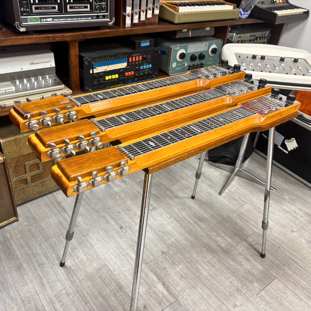 Magnatone Triple Neck Console Steel Guitar for sale_4
