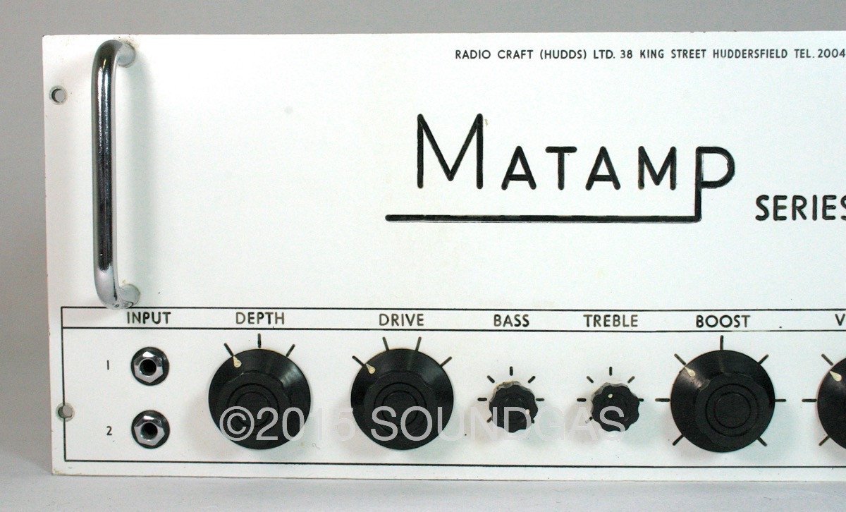 Matamp Series 2000 Valve Amplifier Head (Faceplate Left)