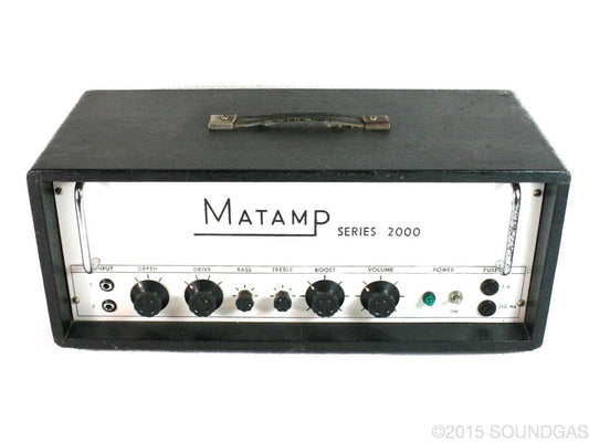 Matamp Series 2000 Valve Amplifier Head (Cover)