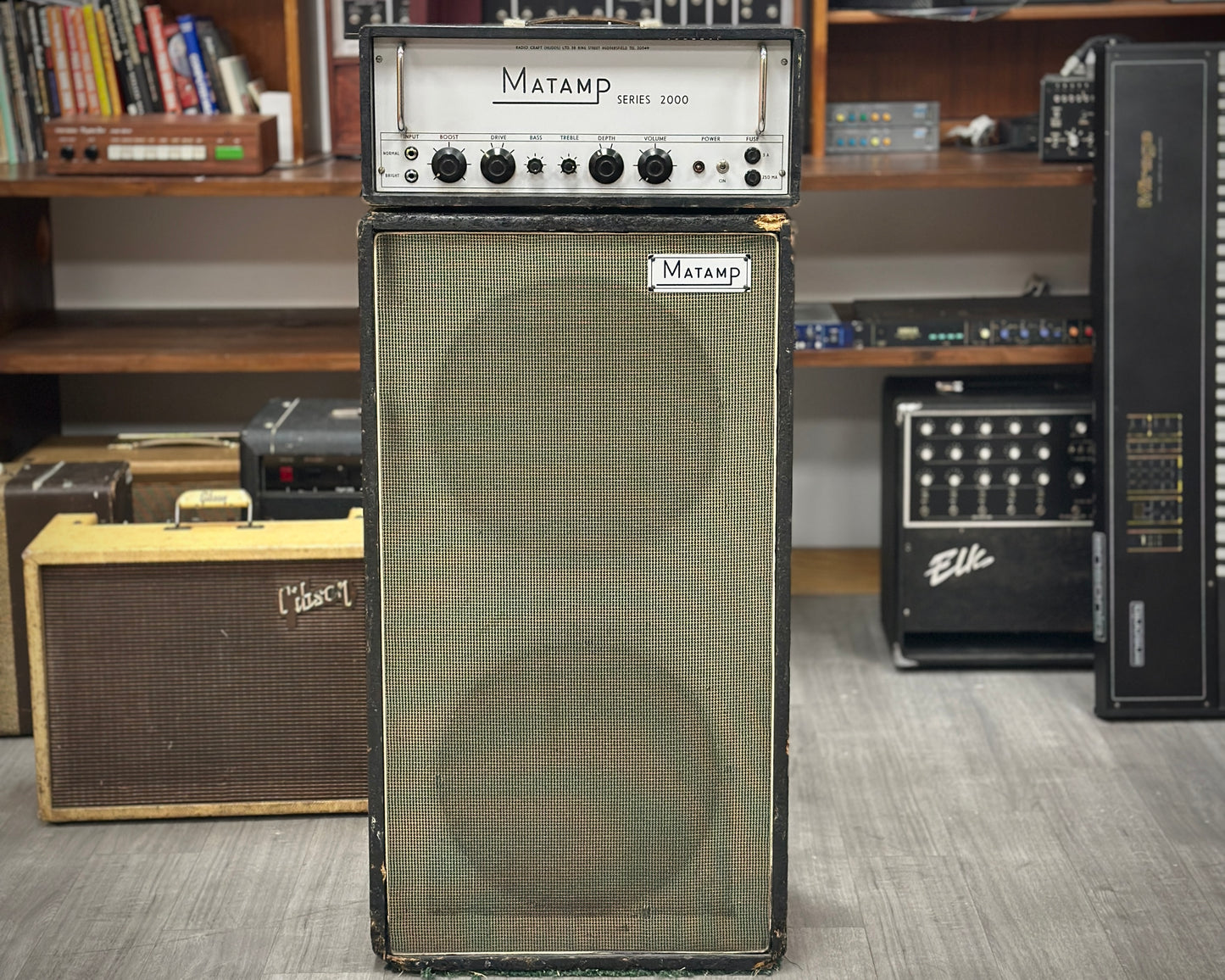 Matamp Series 2000 Vintage Bass Guitar Amp Head & Speaker Cabinet