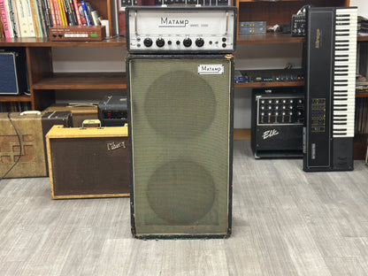 Matamp Series 2000 Vintage Bass Guitar Amp Head & Speaker Cabinet