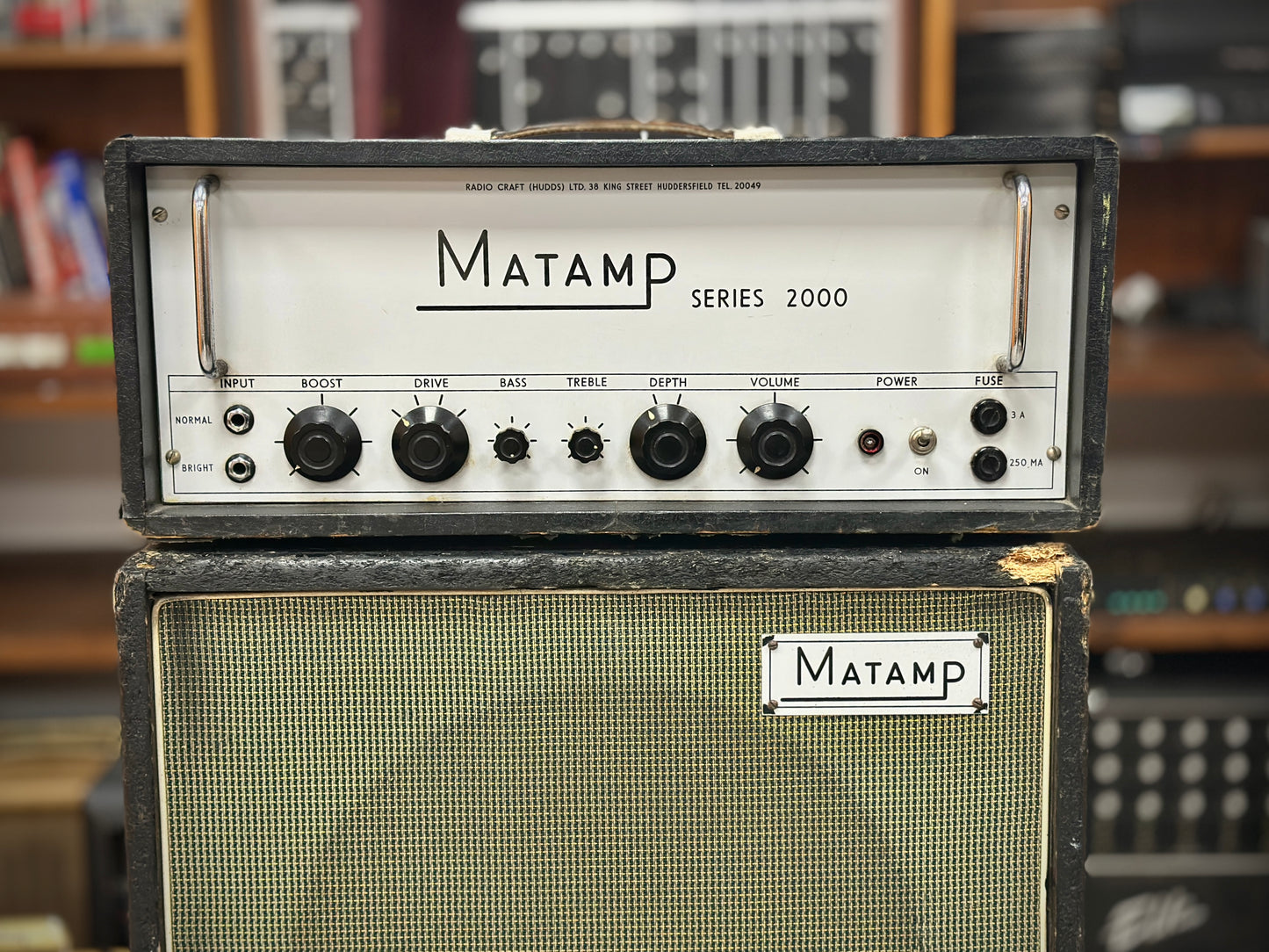 Matamp Series 2000 Vintage Bass Guitar Amp Head & Speaker Cabinet