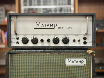 Matamp Series 2000 Vintage Bass Guitar Amp Head & Speaker Cabinet