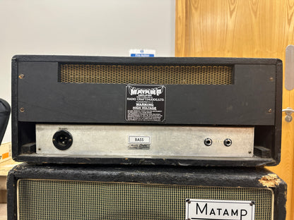 Matamp Series 2000 Vintage Bass Guitar Amp Head & Speaker Cabinet