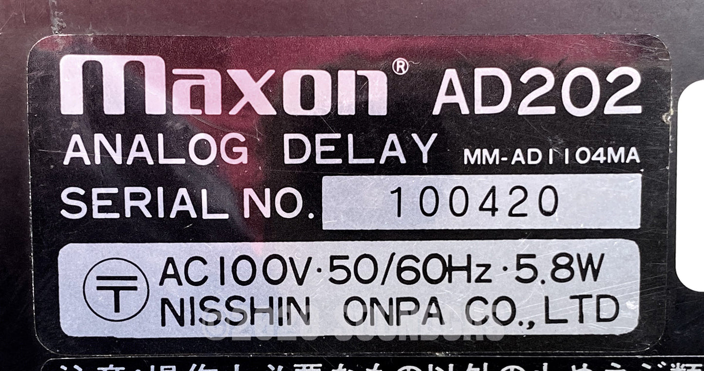 Maxon (Ibanez) AD202 Analog Delay