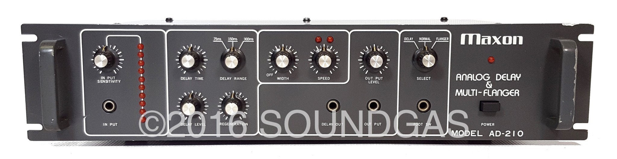 Maxon Analog Delay & Multi-Flanger Model AD-210 FOR SALE – Soundgas