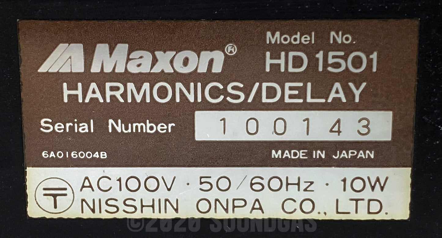 Maxon HD 1501 Harmonics / Delay