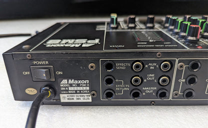 Maxon PSM8 8-Channel Stereo Mixer