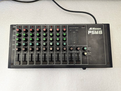 Maxon PSM8 8-Channel Stereo Mixer