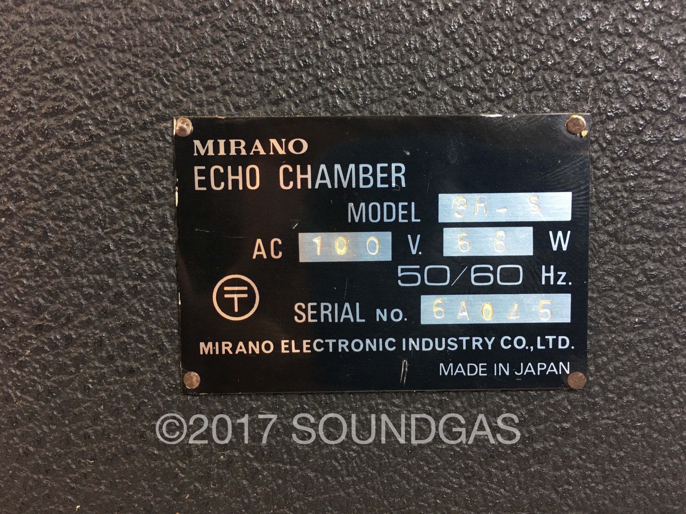 Mirano Echo Chamber 3R FOR SALE – Soundgas