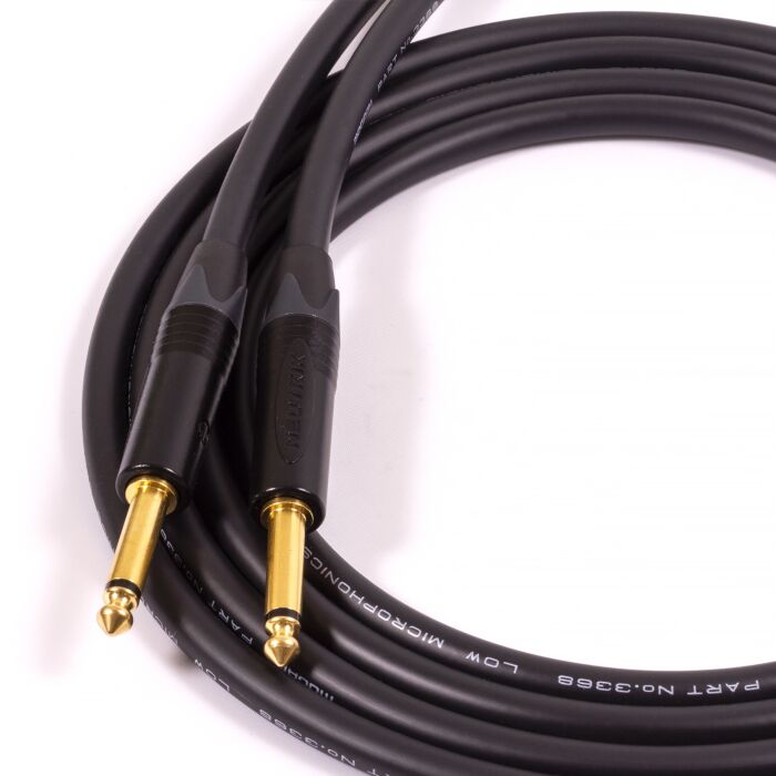 Mogami Ultimate 3368 Guitar Cable - All Neutrik Mono Jack Types - Low Capacitance