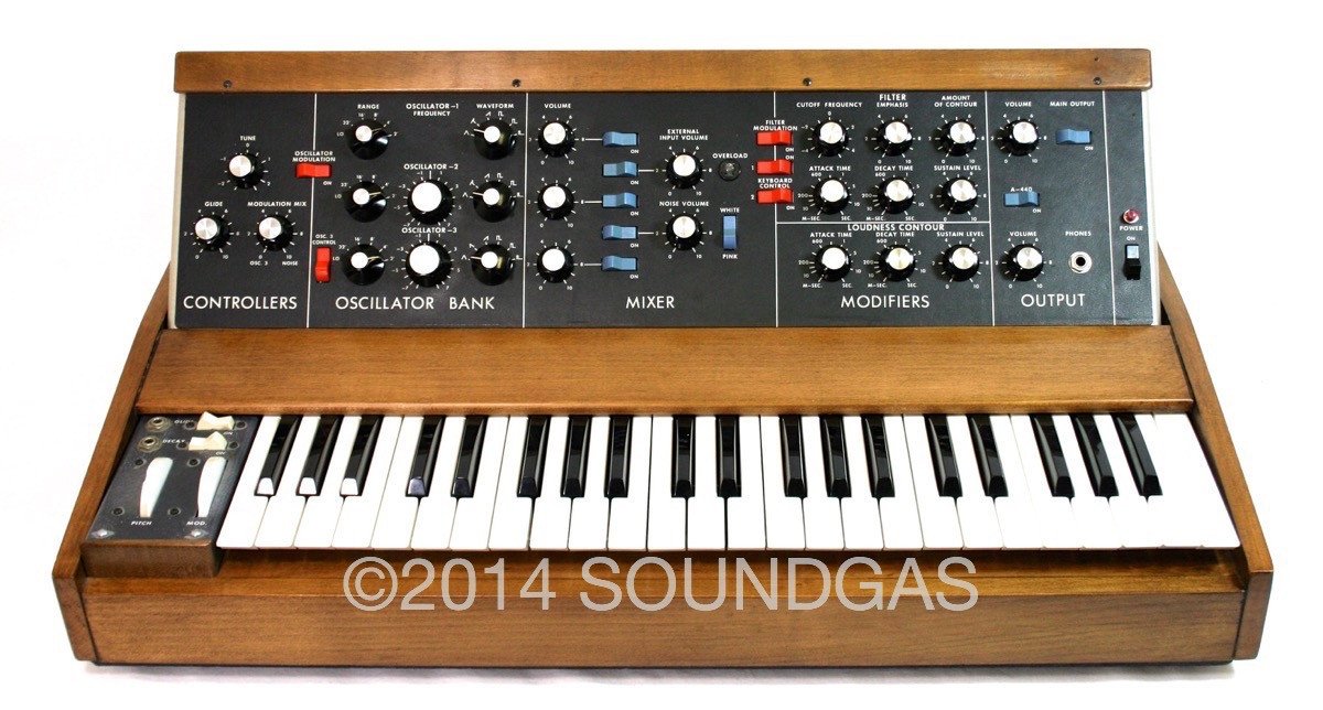 Moog Minimoog Model D Synthesiser (Front Top)