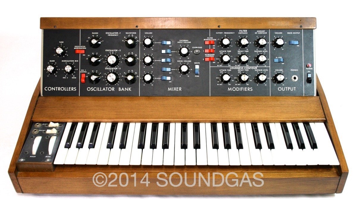 Moog Minimoog Model D Synthesiser (Front Top 2)