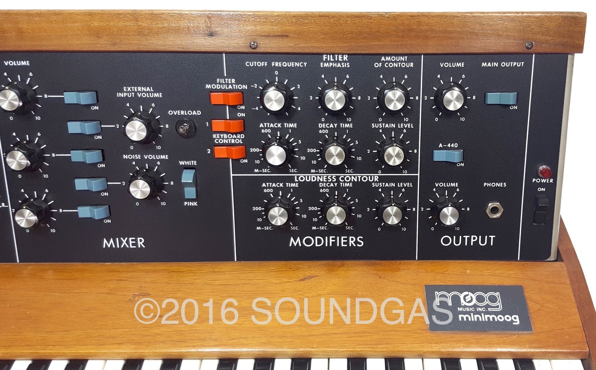 1973 Moog Minimoog Model D - OptoKey MIDI