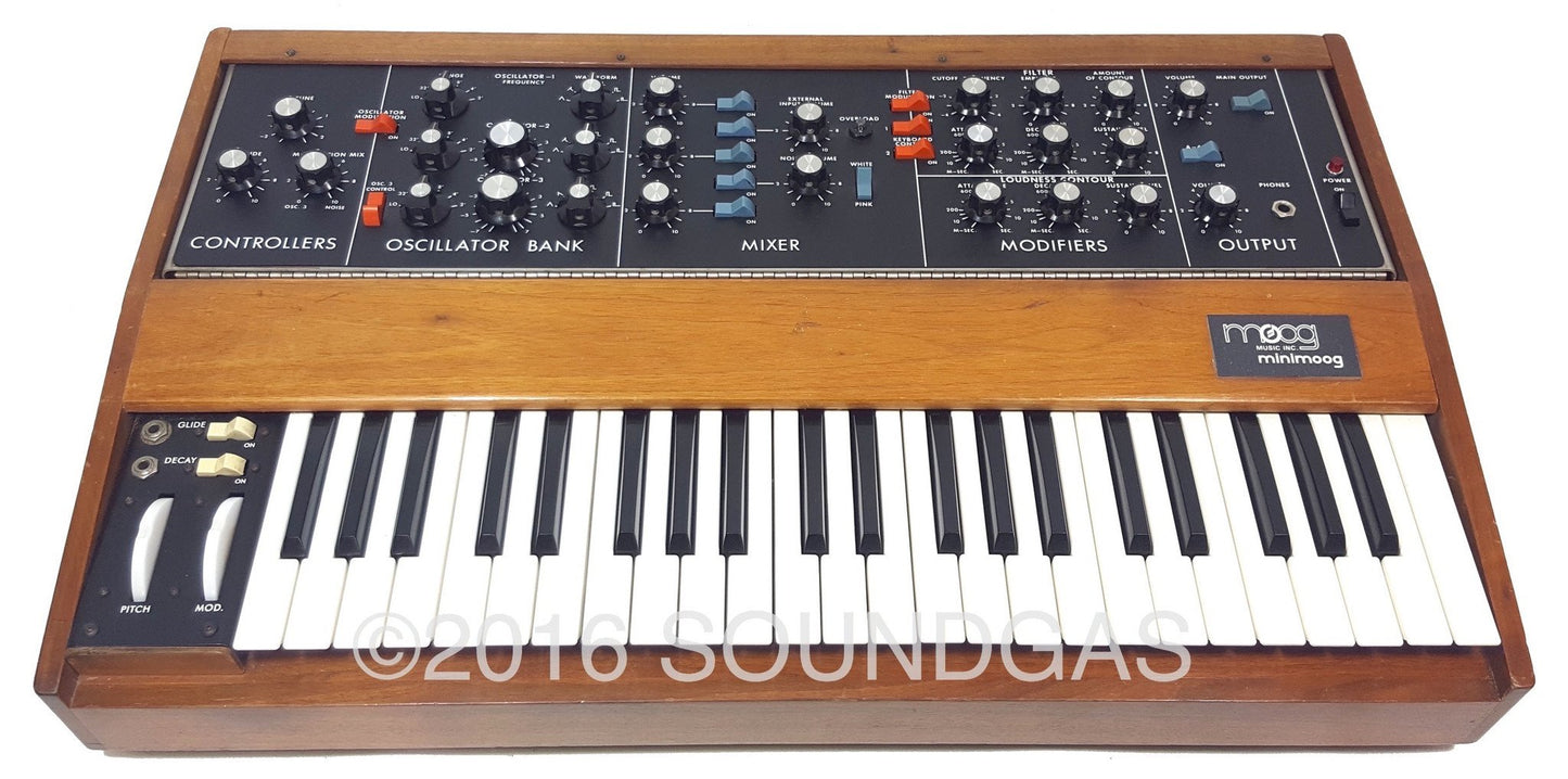 1973 Moog Minimoog Model D - OptoKey MIDI