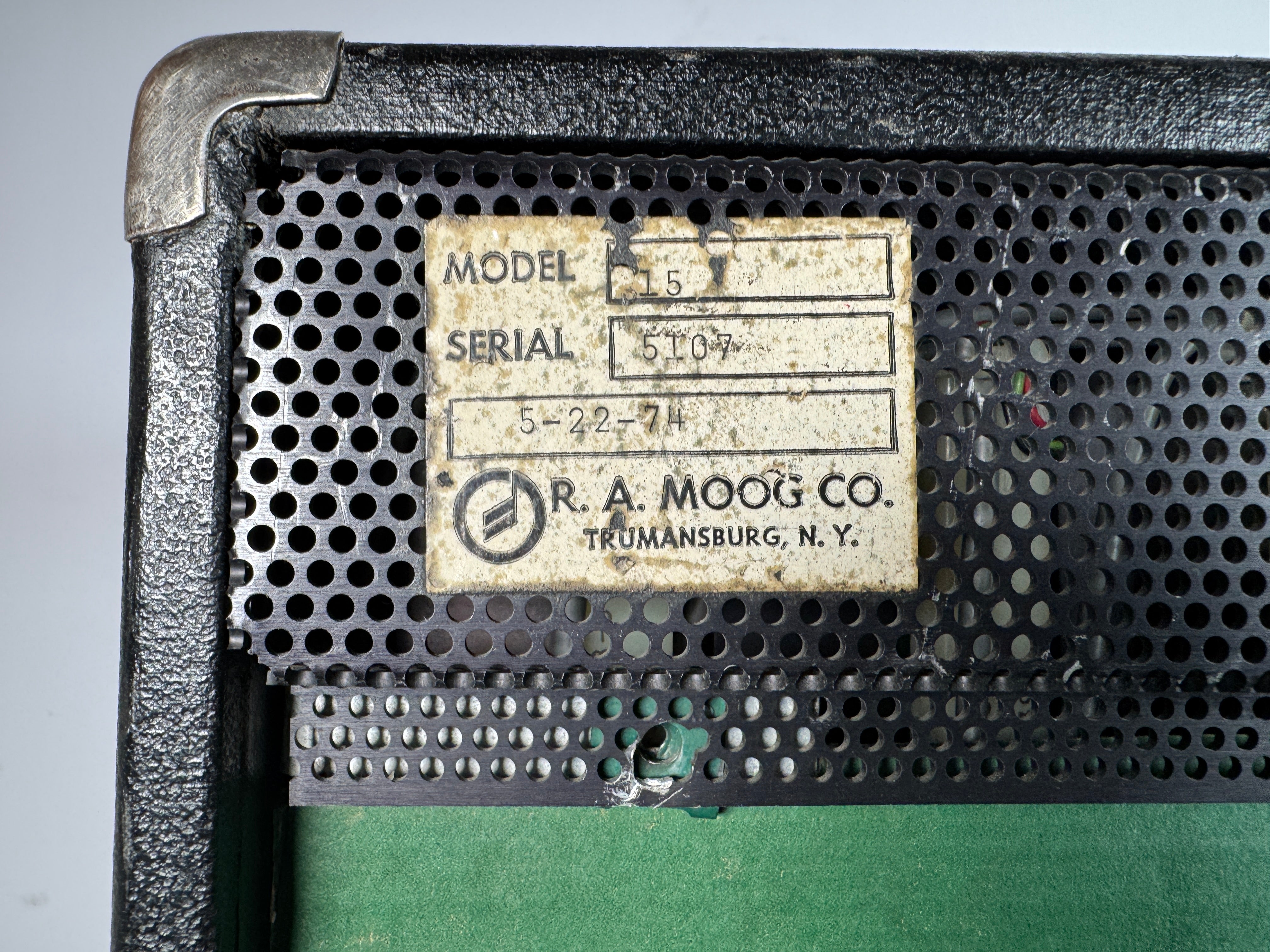 Moog Model 15 Synthesizer - SN 5107