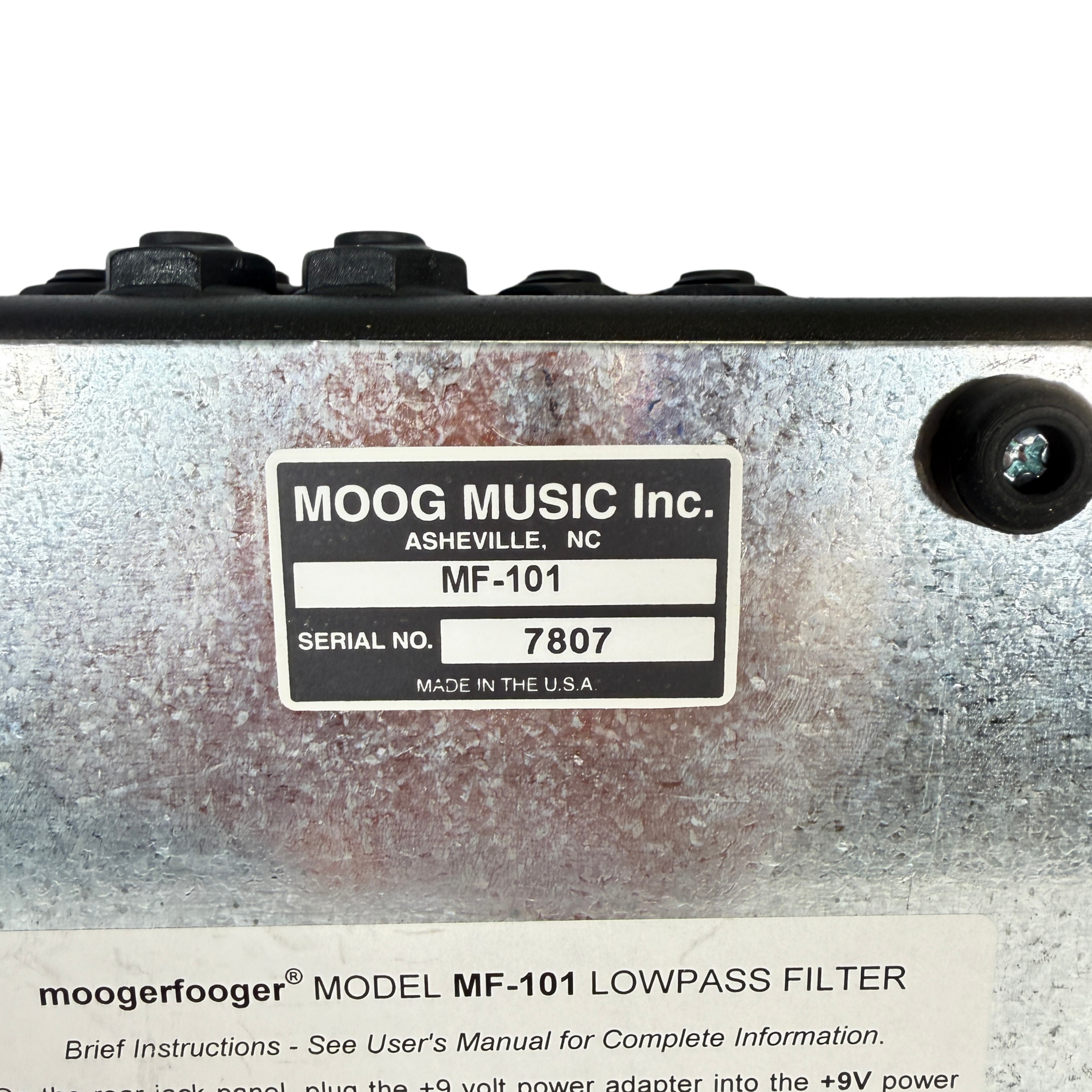 Moog 'Moogerfooger' MF-101 Lowpass Filter Pedal_5