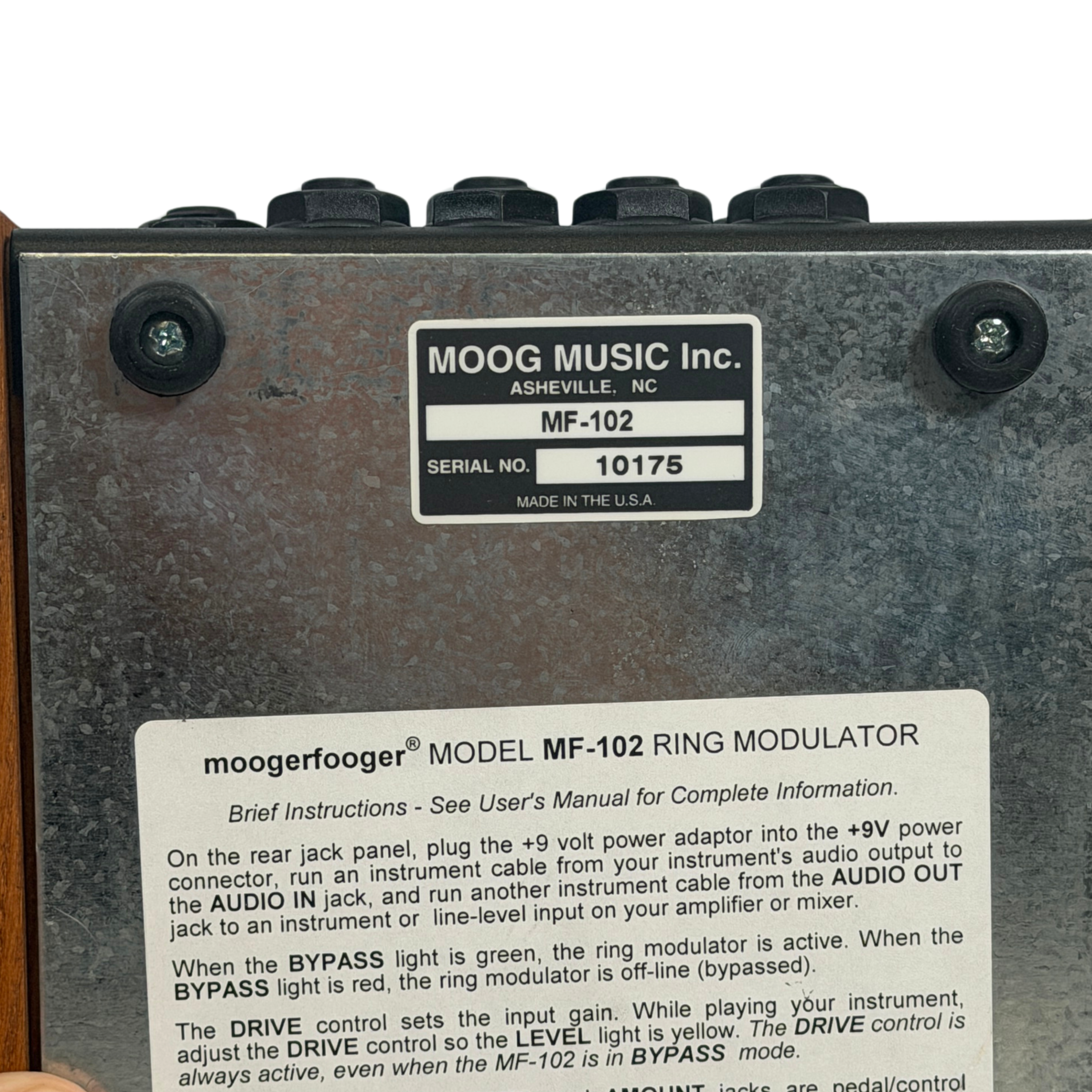 Moog 'Moogerfooger' MF-102 Ring Modulator Pedal_5